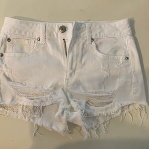 American Eagle Hi Rise Shortie shorts